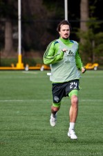 Roger Levesque still looked strong at the end of the session