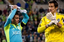 Captain Mauro Rosales and Keeper Michael Gspurning